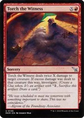 Torch the Witness (Green Lamp) - Foil